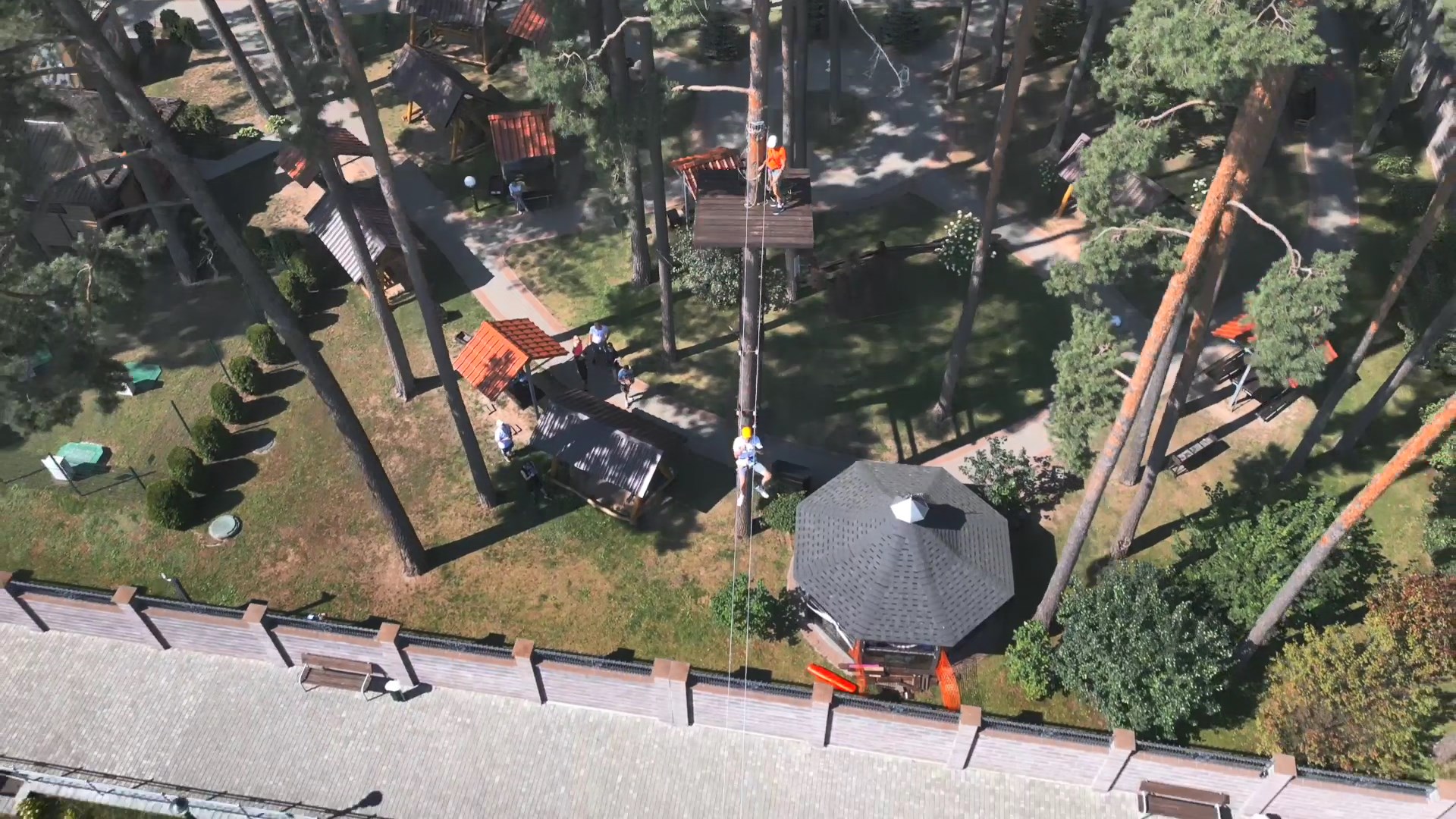 Тарзанка через Неман в Гродно - база отдыха Привал