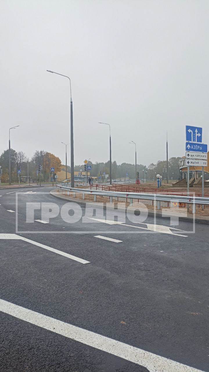 Названа дата открытия объездной дороги в Гродно