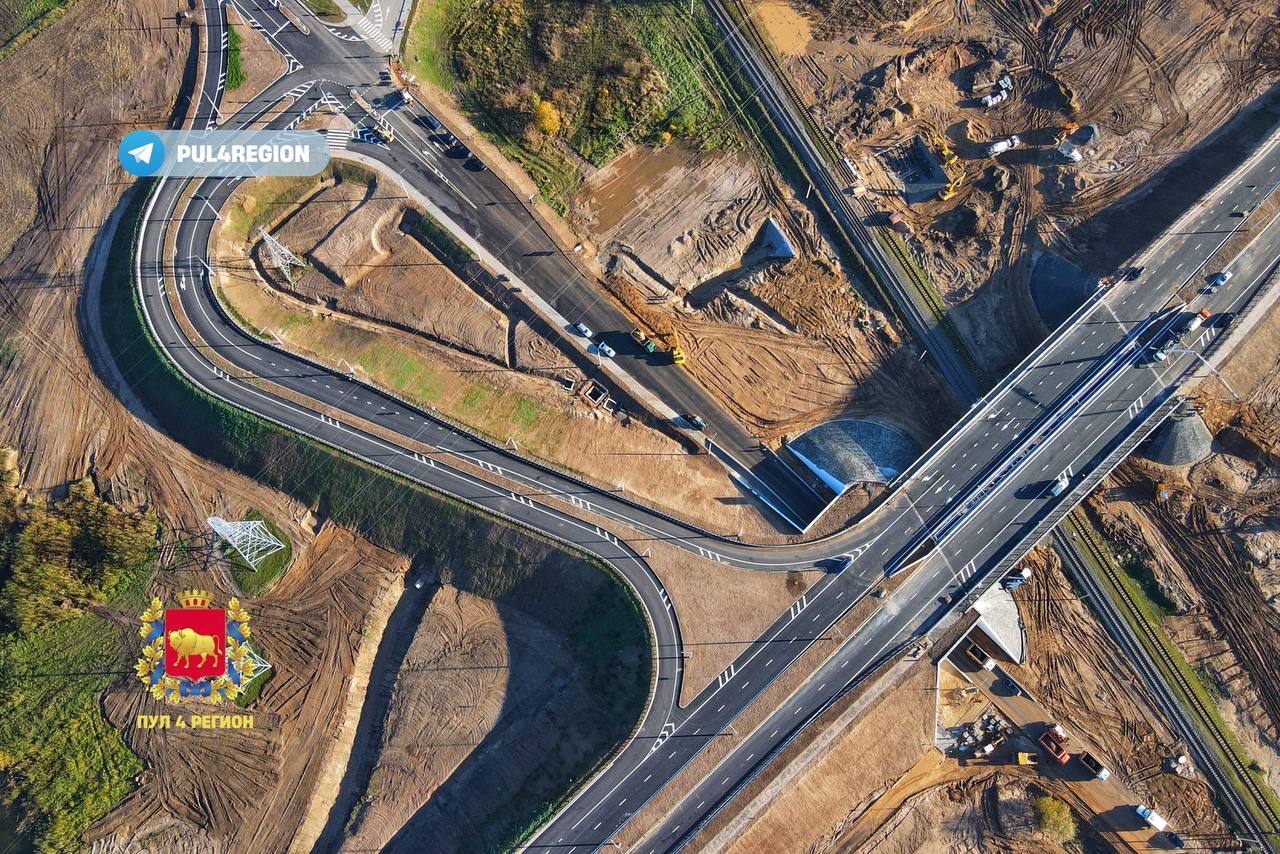 Фото развязка на Озерским шоссе В Гродно