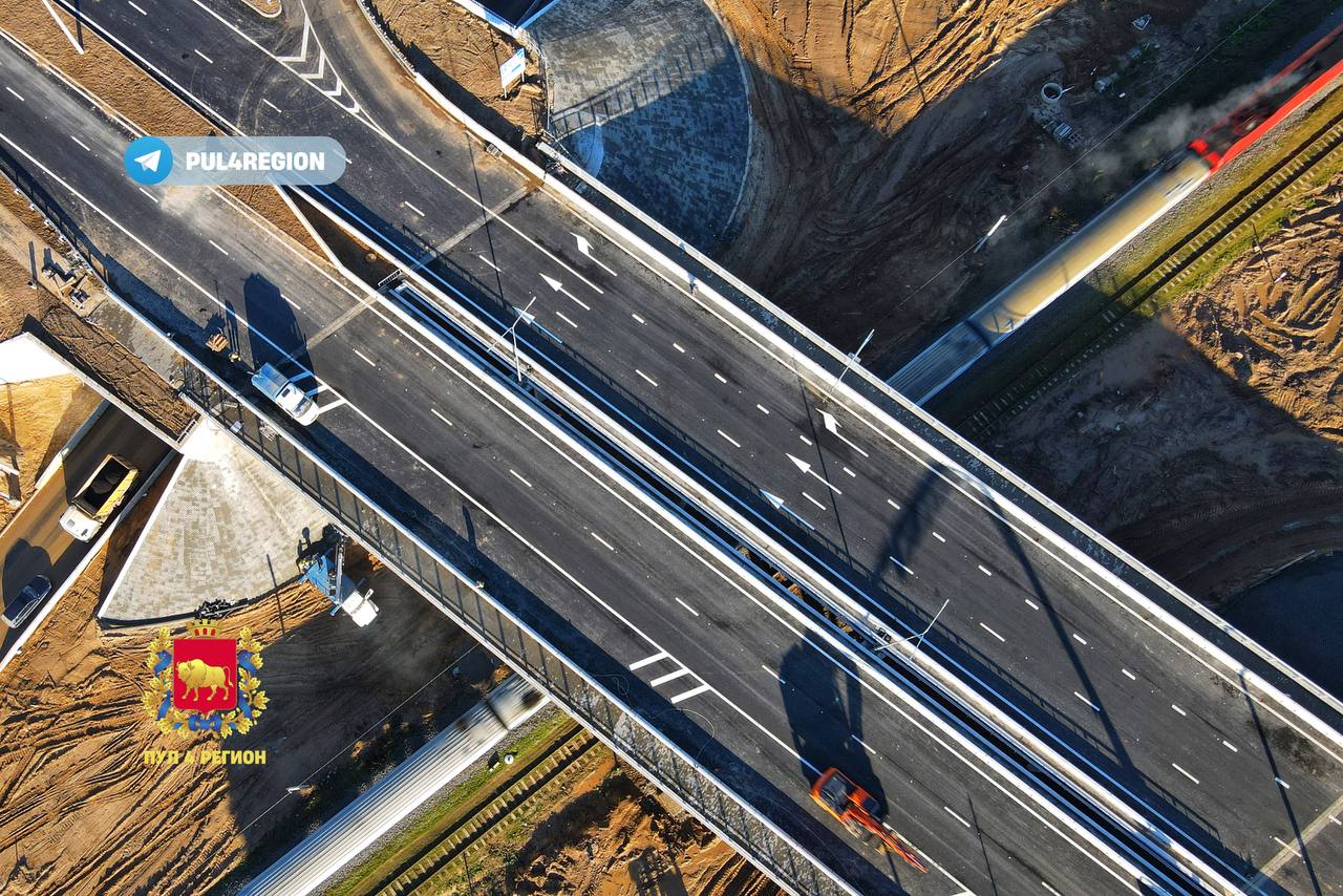 Фото развязка на Озерским шоссе В Гродно