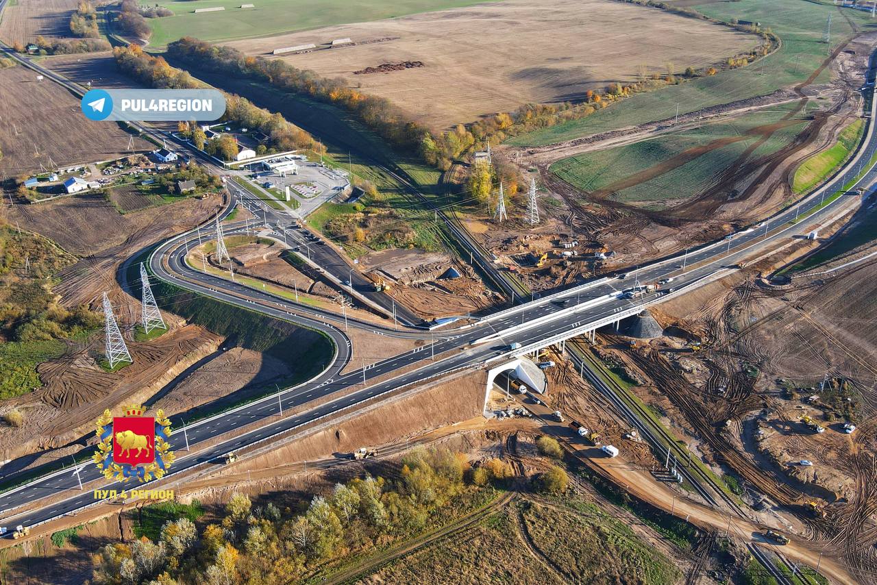 Фото развязка на Озерским шоссе В Гродно