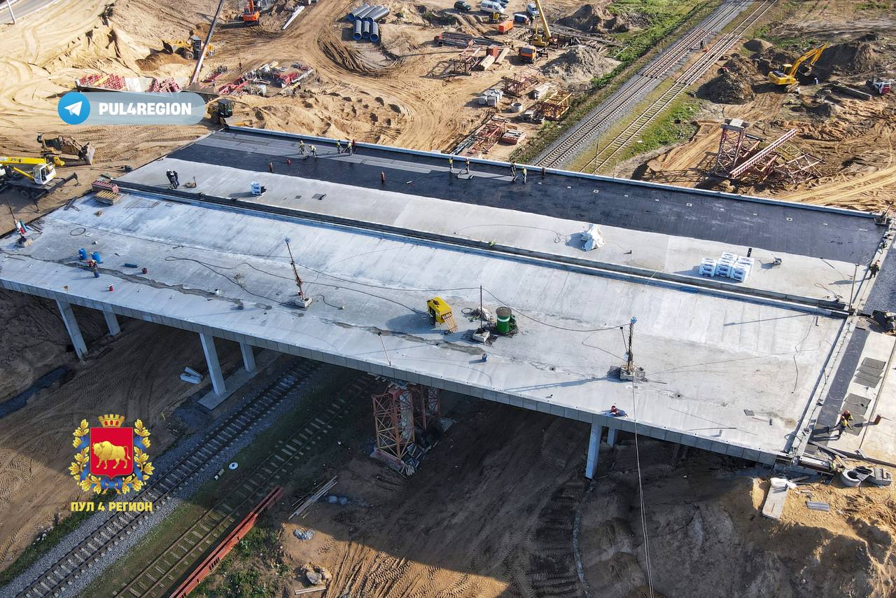 Готовят к открытию: развязку у Озерского шоссе засняли с неба