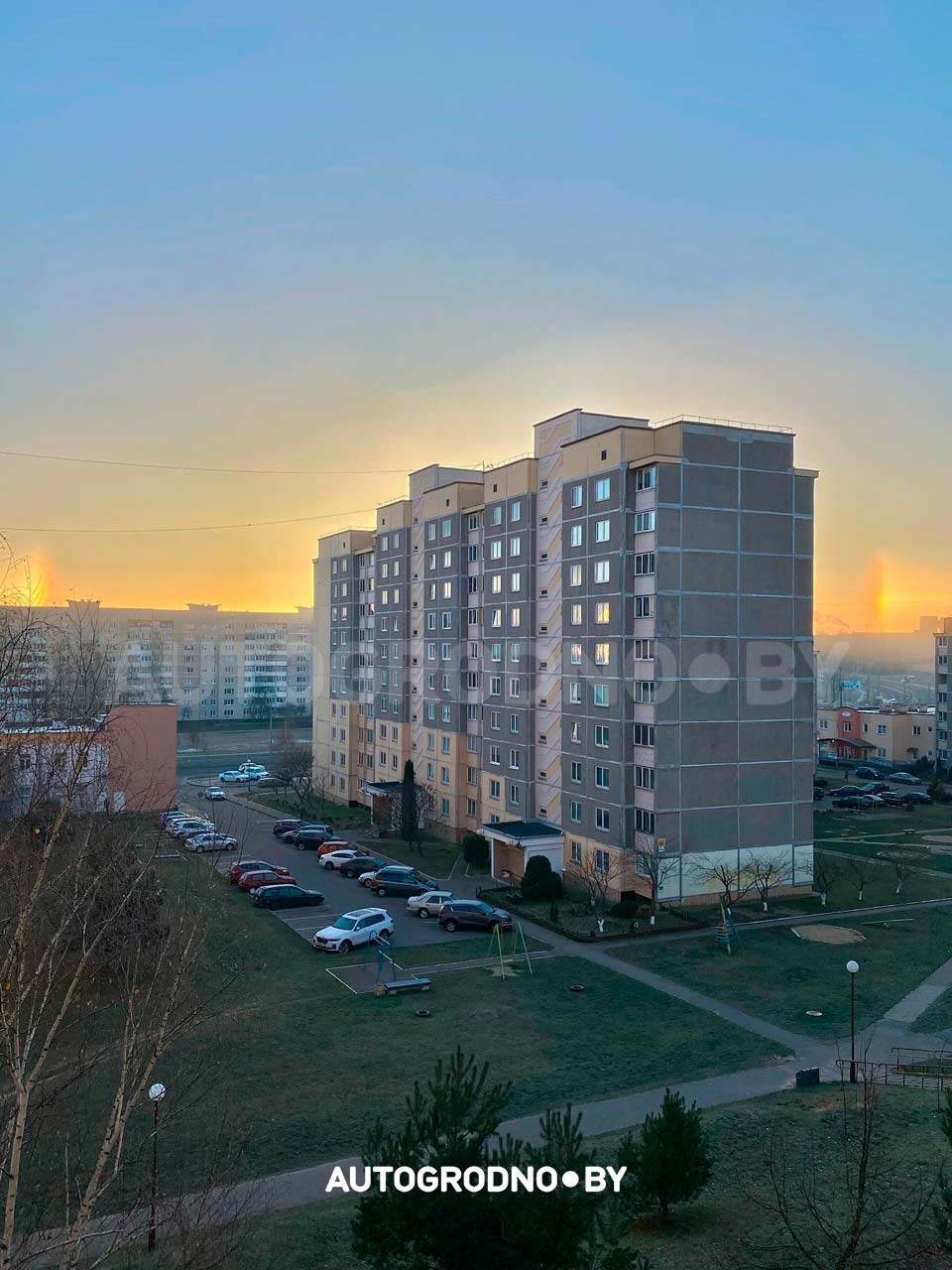 Гало в Гродно Белаусь