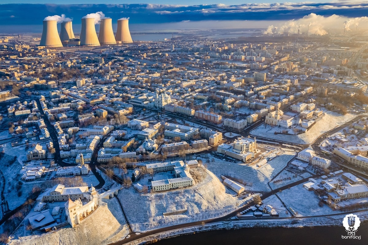 Гродно через нейросеть и искусственный интеллект