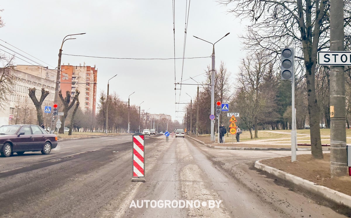 В Гродно начинает сезон ремонта дорог. Первая улица в списке дорожников: Врублевского