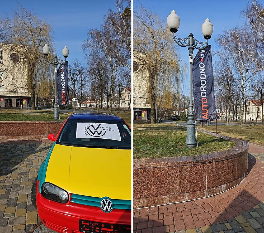 Фотофакт: авто и мотоклубы Гродно выставили свою технику на фестивале в центре