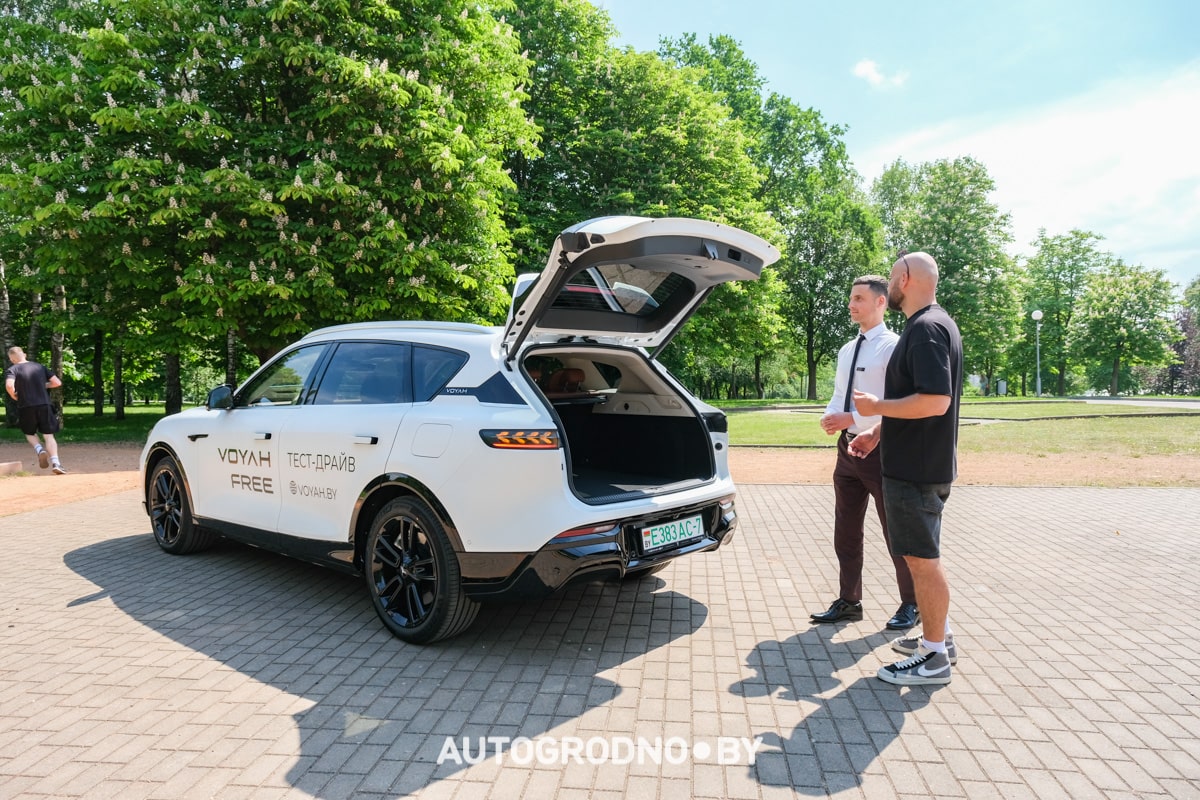 Voyah Free Pro в Гродно - новый автосалон - обзор и тест-драйв