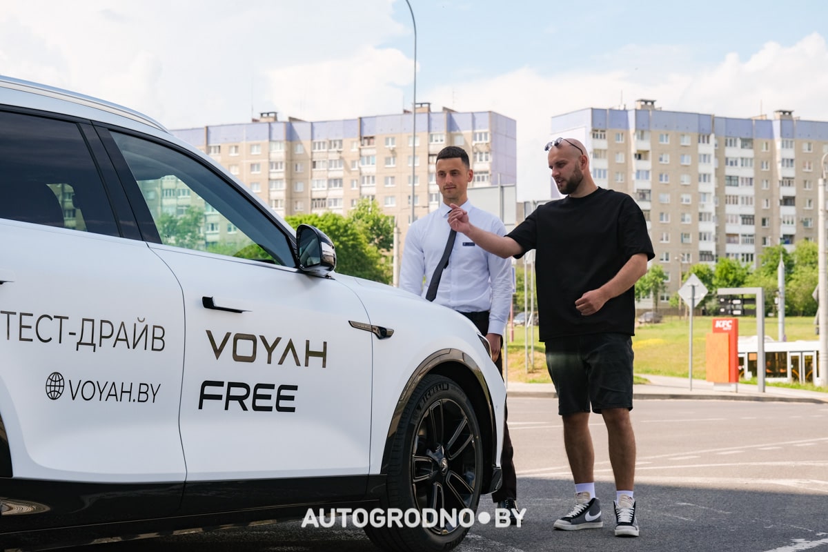 Voyah Free Pro в Гродно - новый автосалон - обзор и тест-драйв
