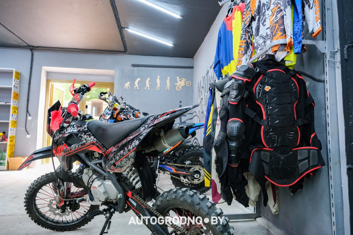 прокат мотоциклов Эндуро Гродно возле Привала