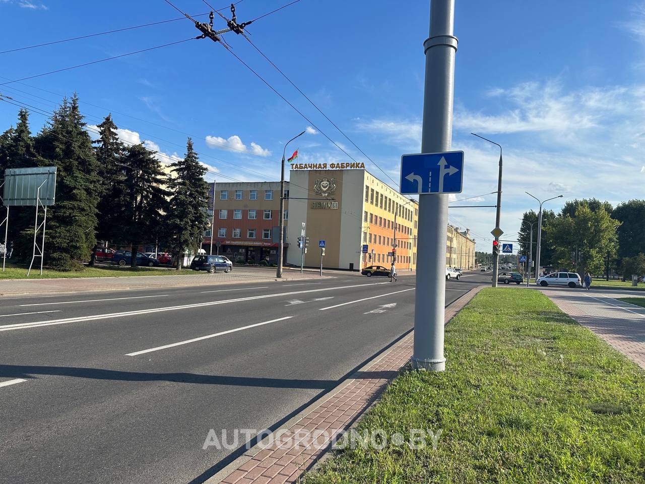 В Гродно изменили организацию движения у Табачной фабрики. Фото