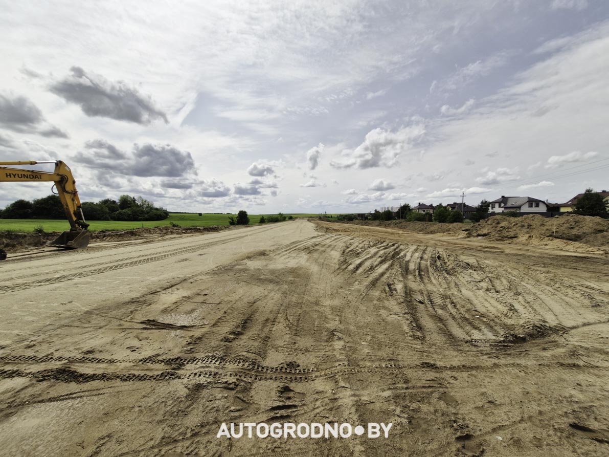 Строительство объездной дороги в сторону м-на Ольшанка в Гродно