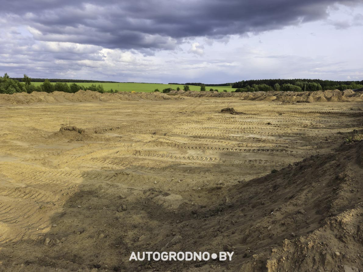 Строительство объездной дороги в сторону м-на Ольшанка в Гродно