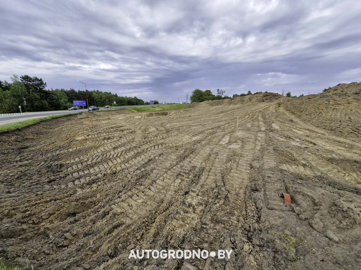 Бетонка объездная Гродно стройка