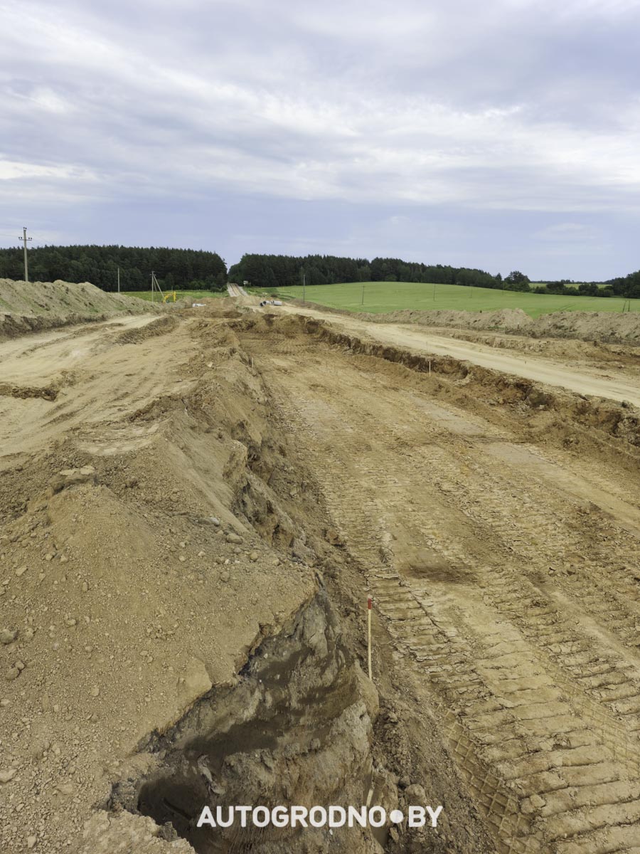 Бетонка объездная Гродно стройка