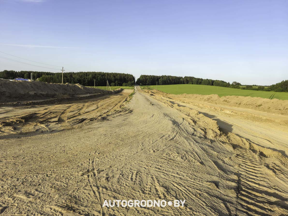 Строительство объездной в Гродно - бетонка - 16 06 2025