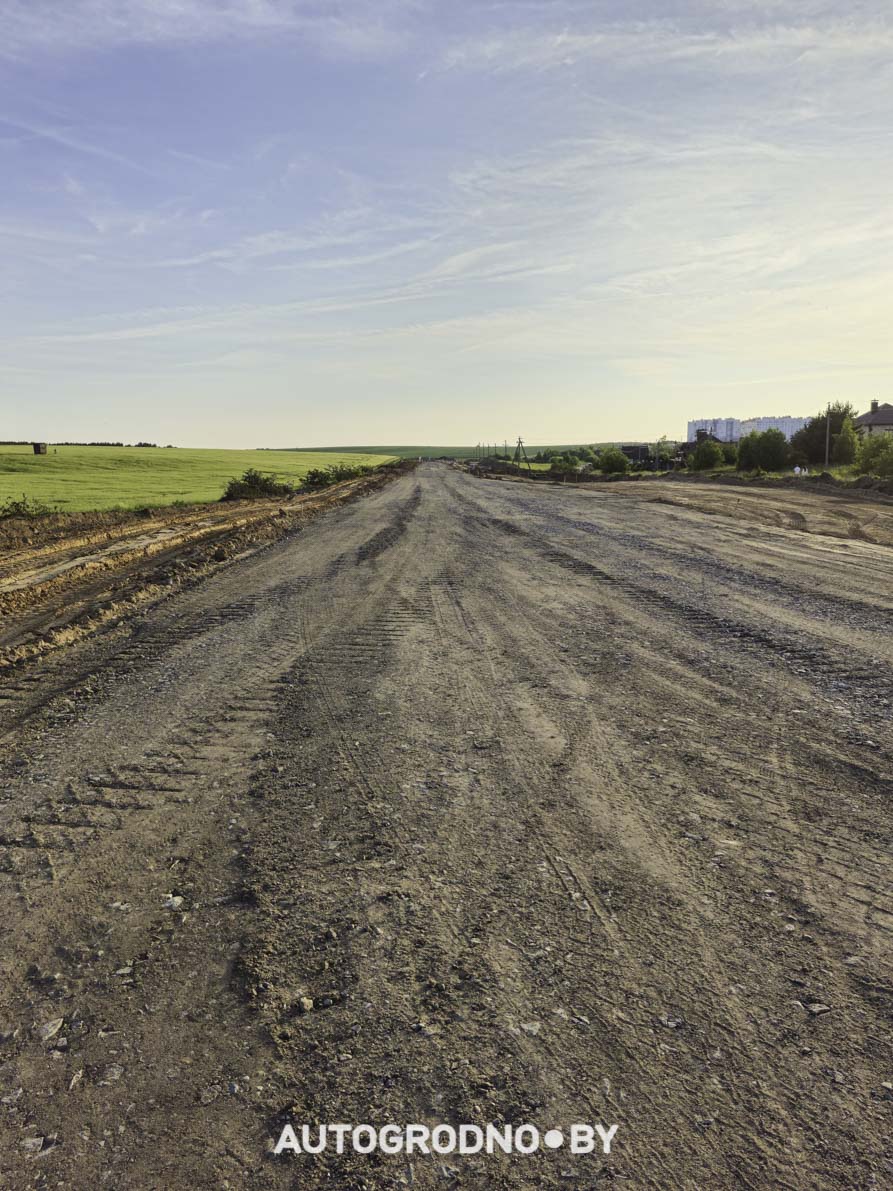 Строительство объездной в Гродно - бетонка - 16 06 2025