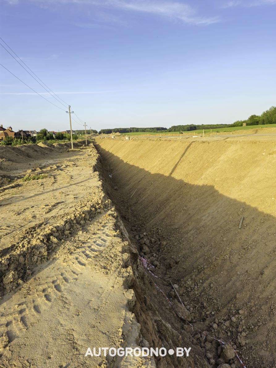 Строительство объездной в Гродно - бетонка - 16 06 2025