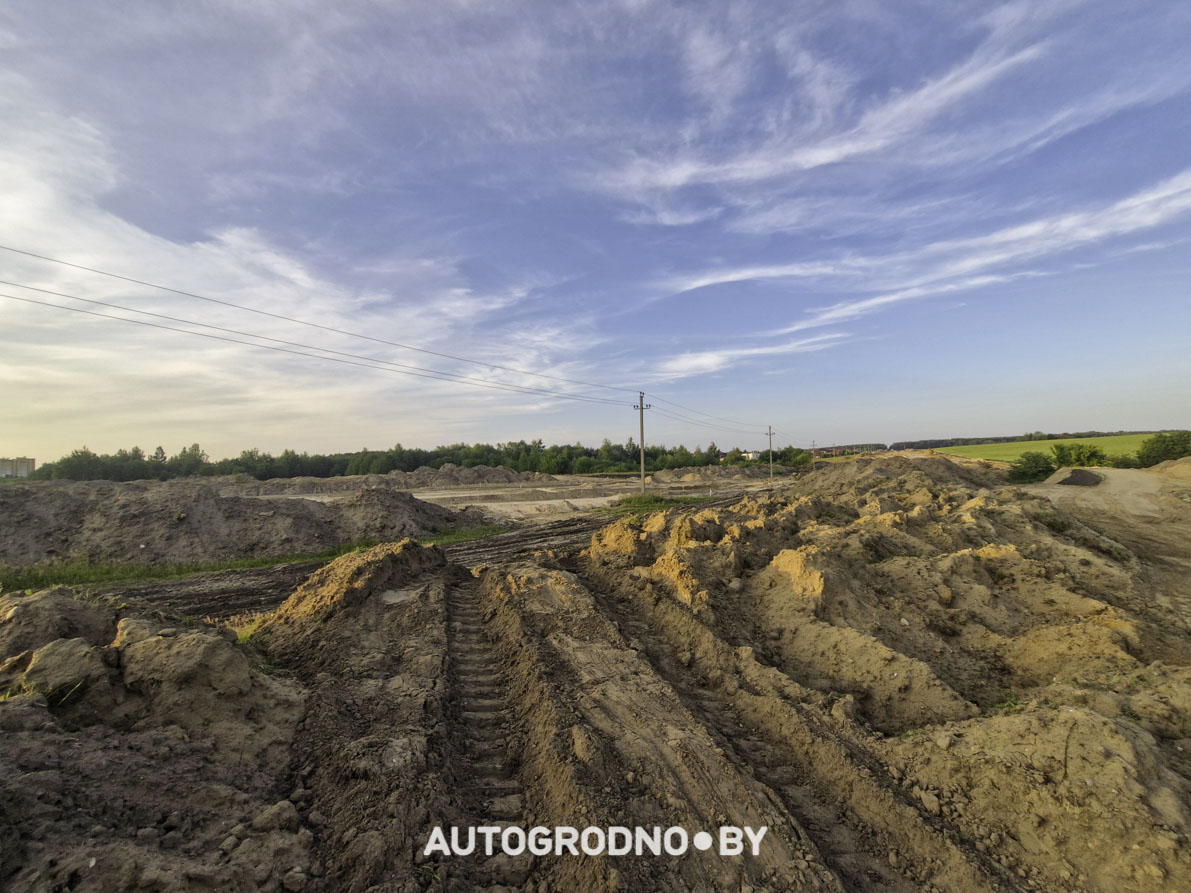 Строительство объездной в Гродно - бетонка - 16 06 2025