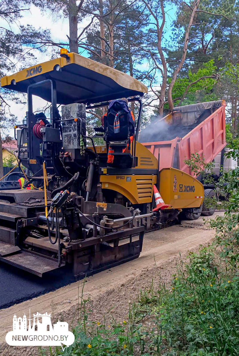 Сами с государством уложили асфальт и построили дорогу в Гродно
