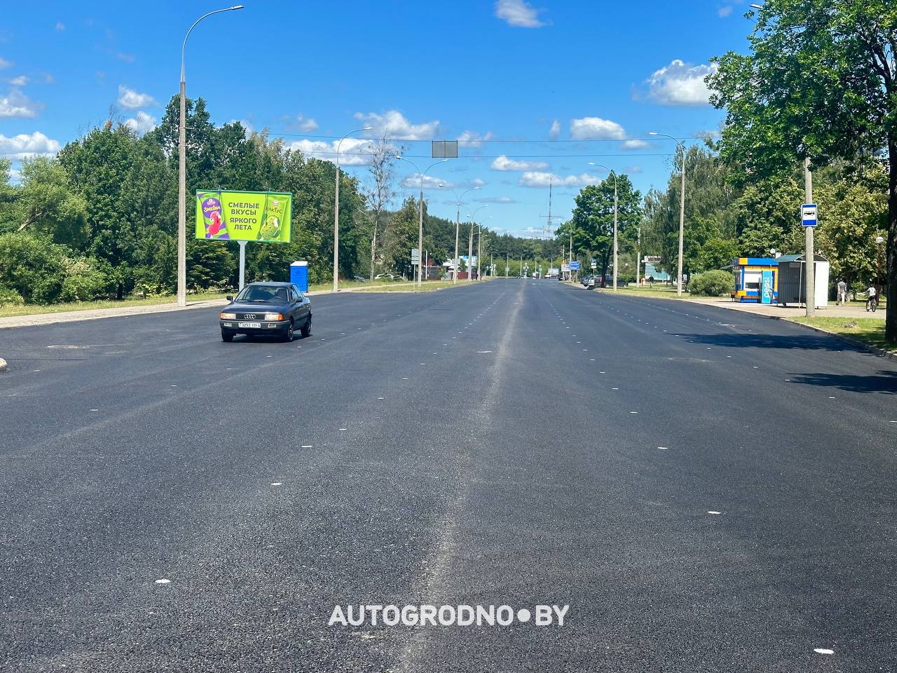 Ремонт улицы Соломовой в Гродно