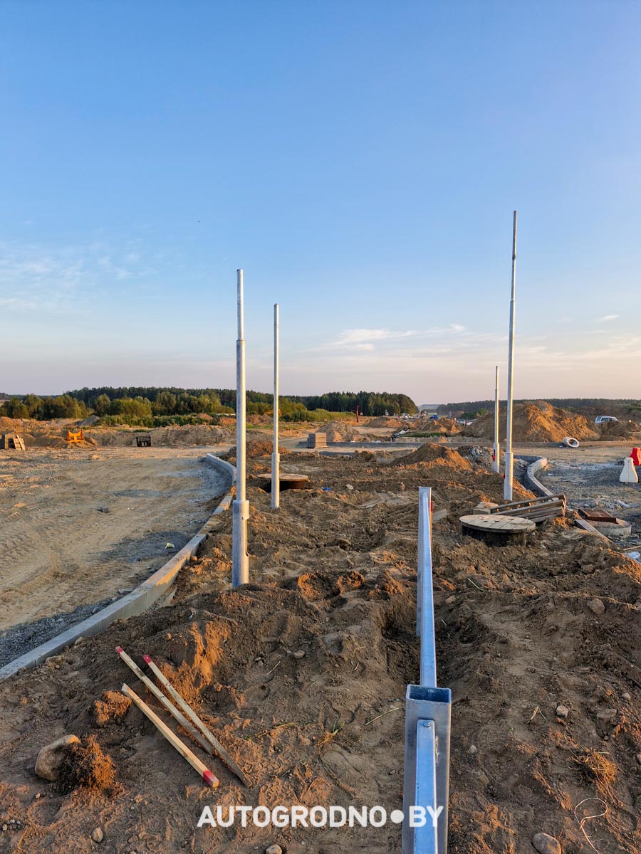 Реконструкция дороги Бетонки в Гродно - сентябрь 2025 - фото