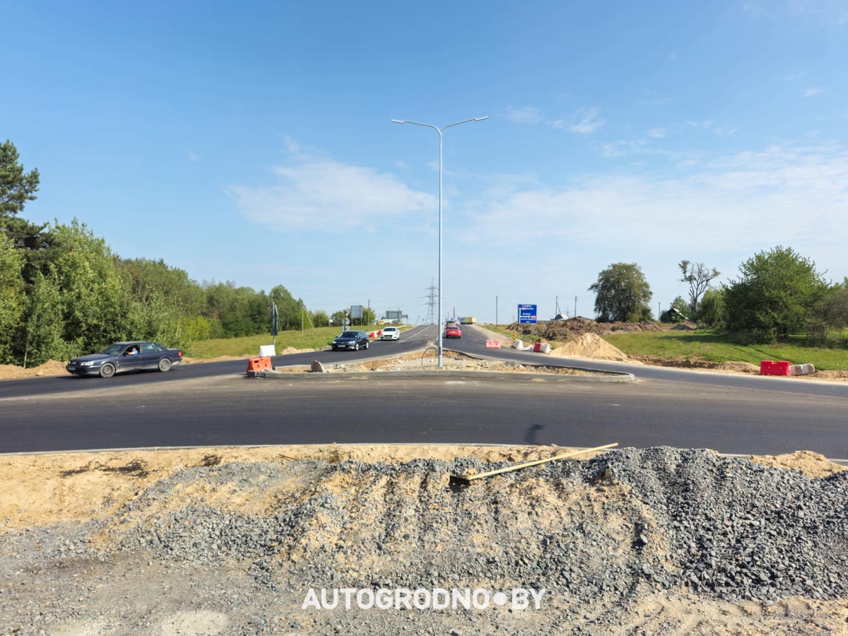 Реконструкция дороги Бетонки в Гродно - сентябрь 2025 - фото