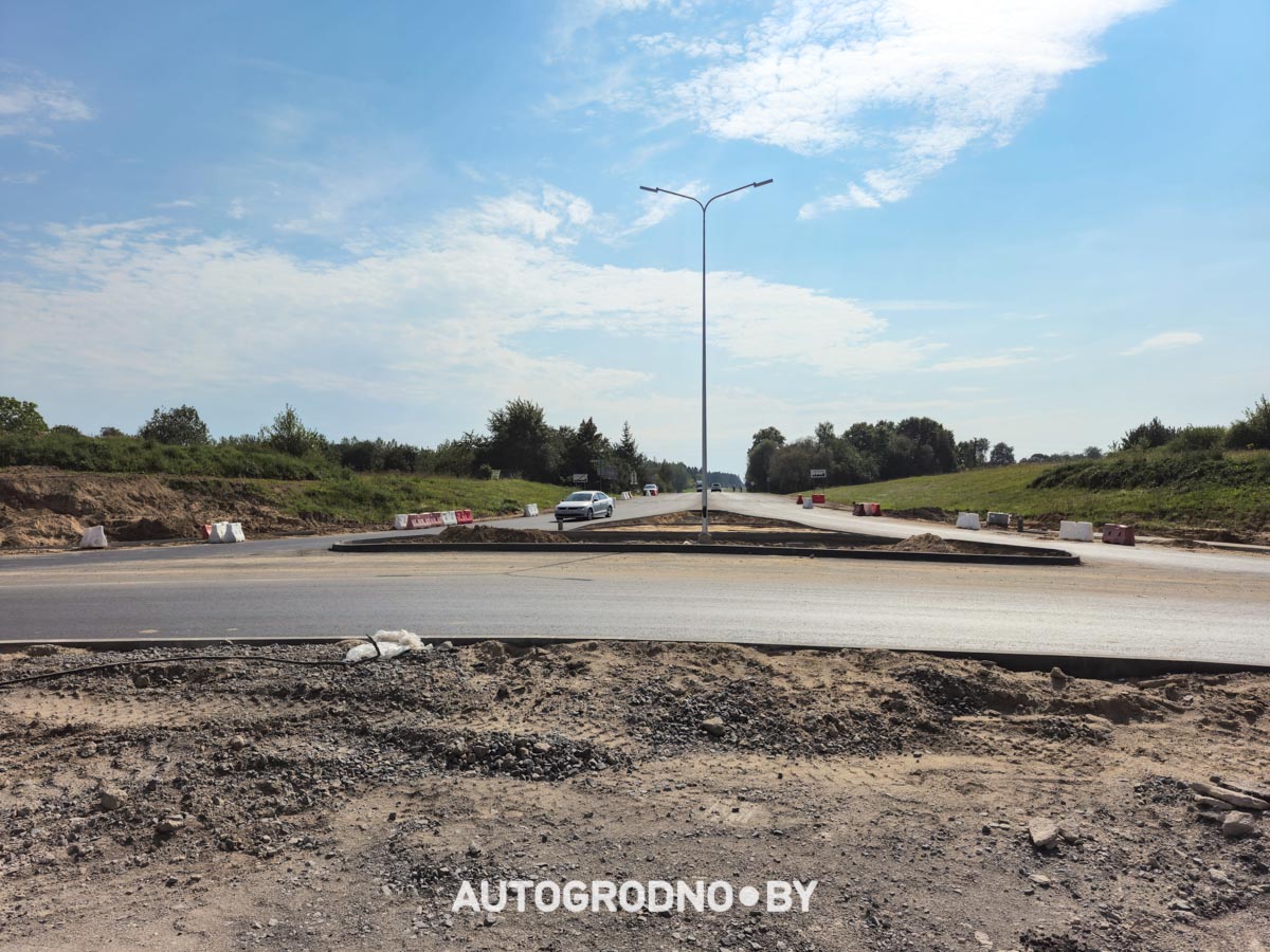 Реконструкция дороги Бетонки в Гродно - сентябрь 2025 - фото