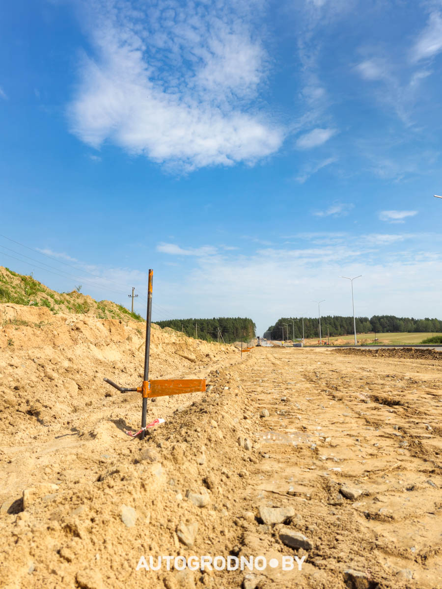 Реконструкция дороги Бетонки в Гродно - сентябрь 2025 - фото