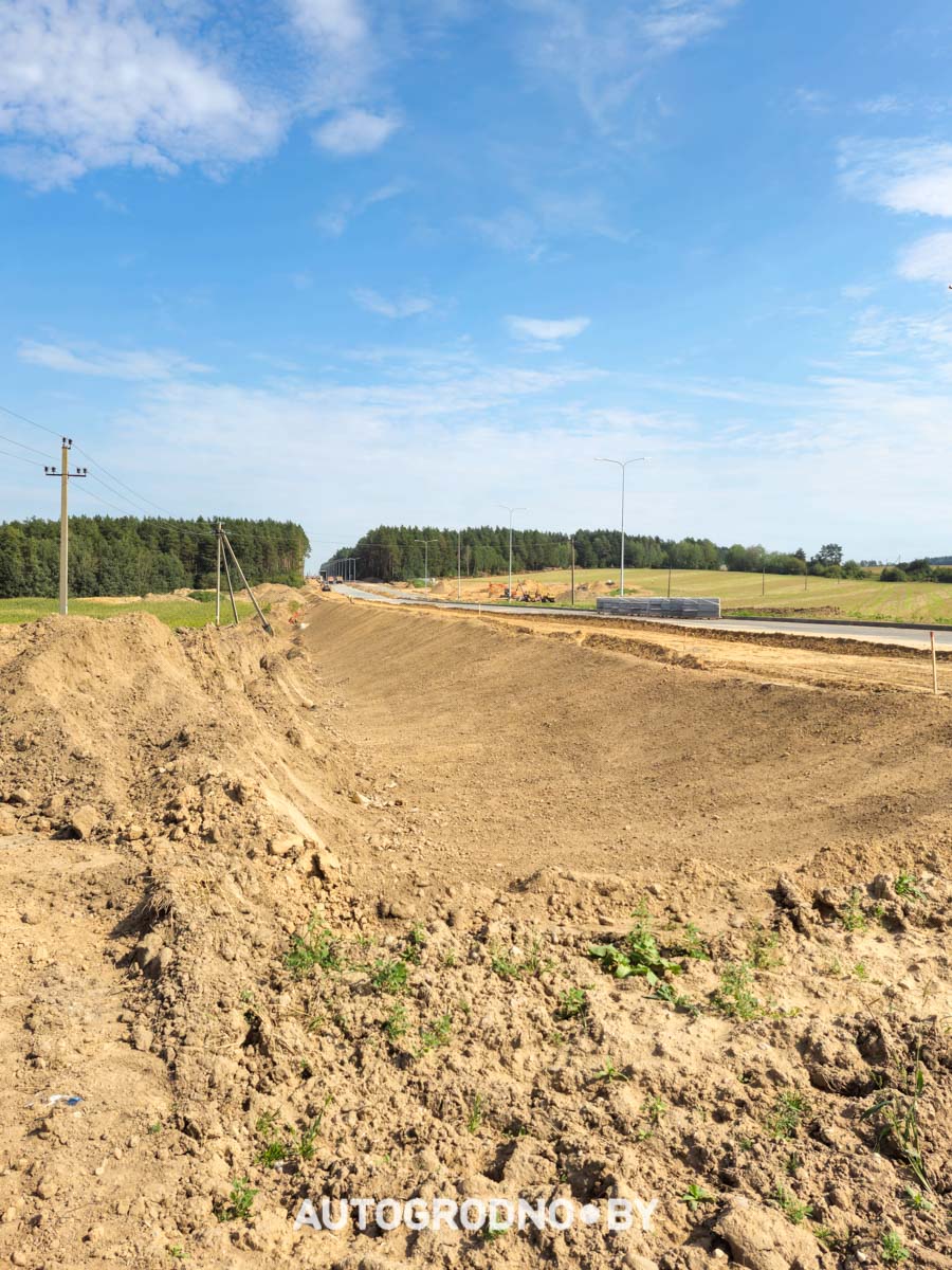 Реконструкция дороги Бетонки в Гродно - сентябрь 2025 - фото