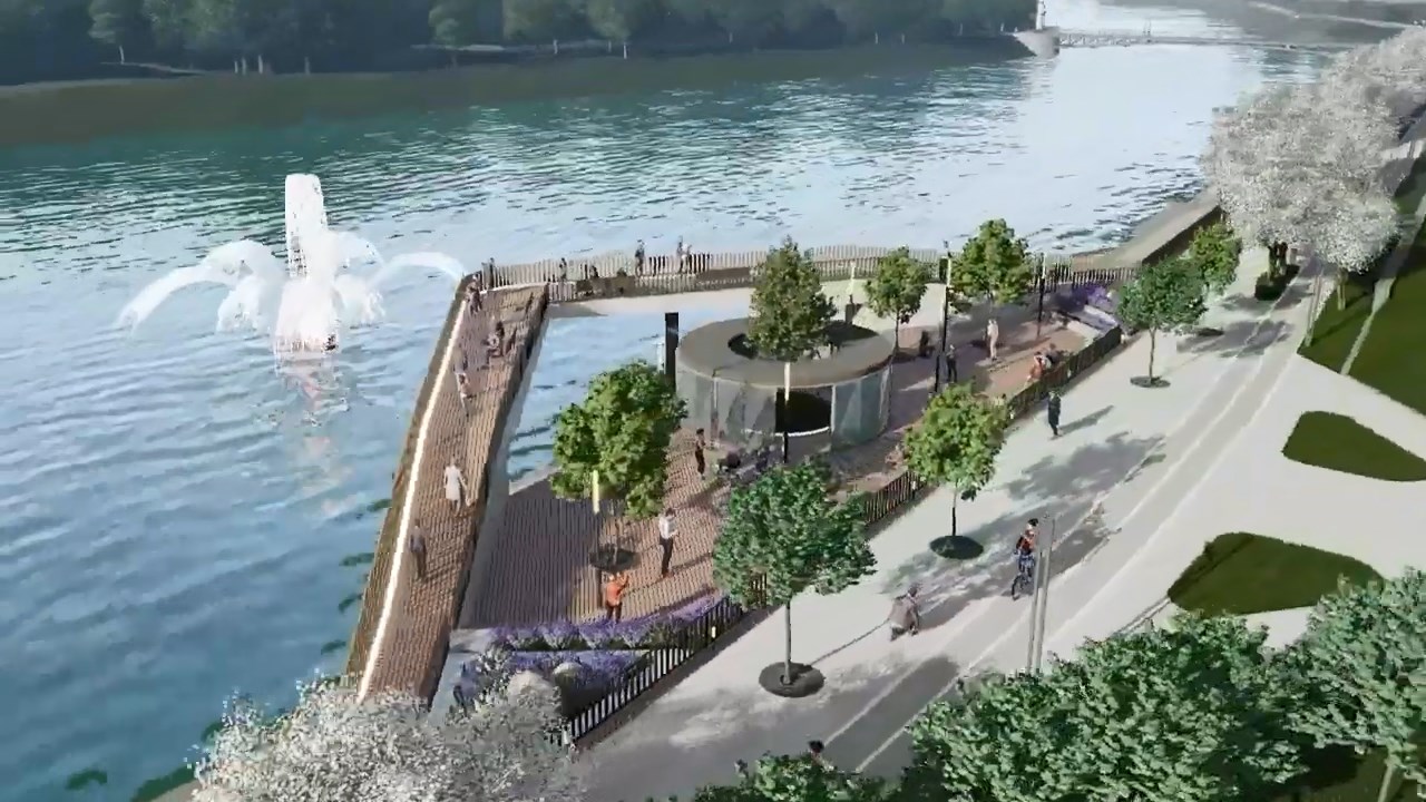 Архитекторы показали детализацию новой набережной Гродно: так будет в 2028 году!