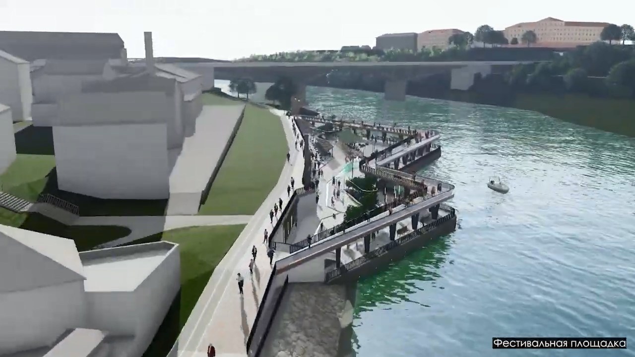 Архитекторы показали детализацию новой набережной Гродно: так будет в 2028 году!