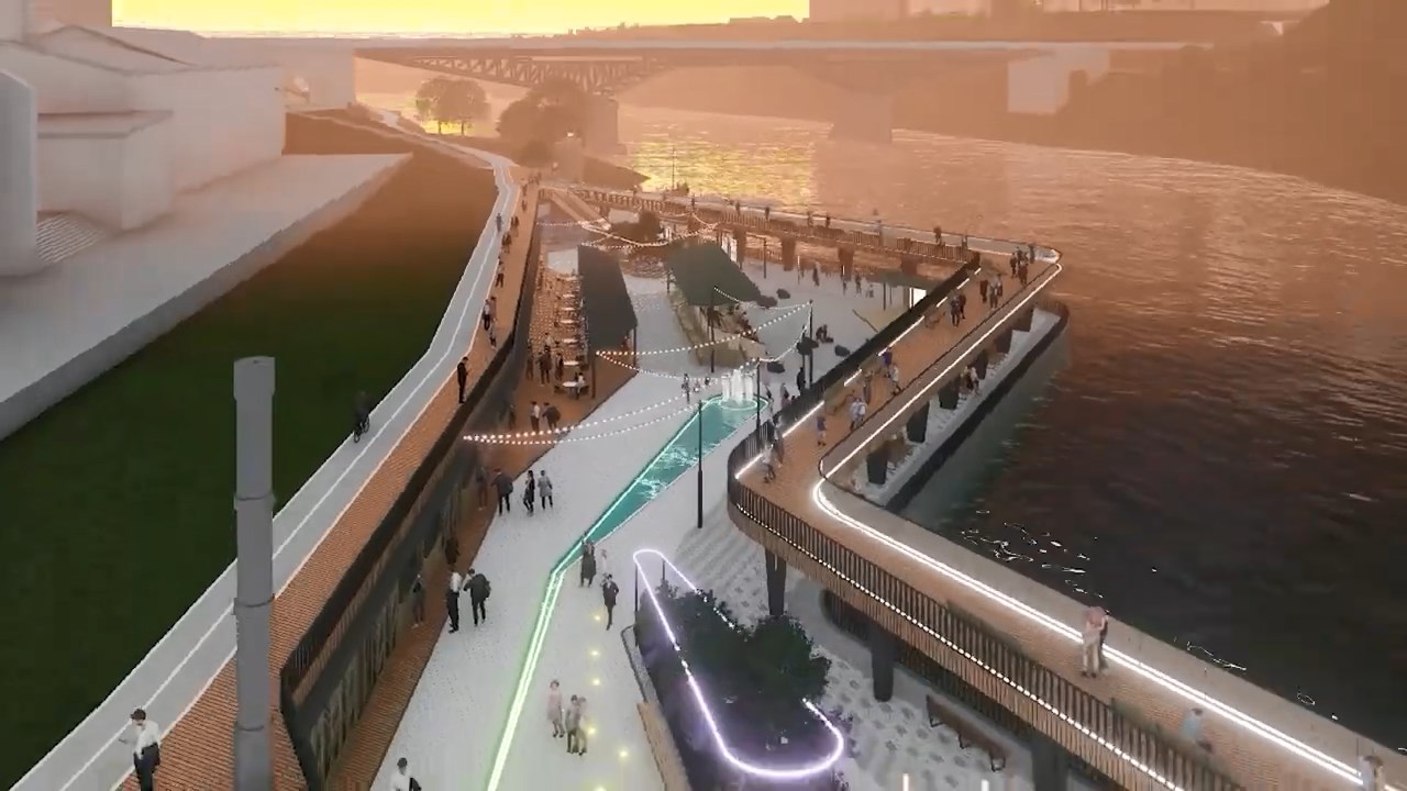 Архитекторы показали детализацию новой набережной Гродно: так будет в 2028 году!