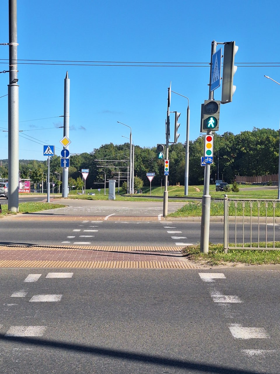 Знаки для велосипедистов в Гродно