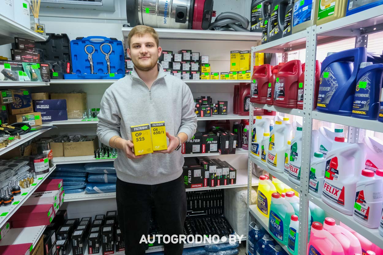 Магазин запчастей в микрорайоне Ольшанка в Гродно