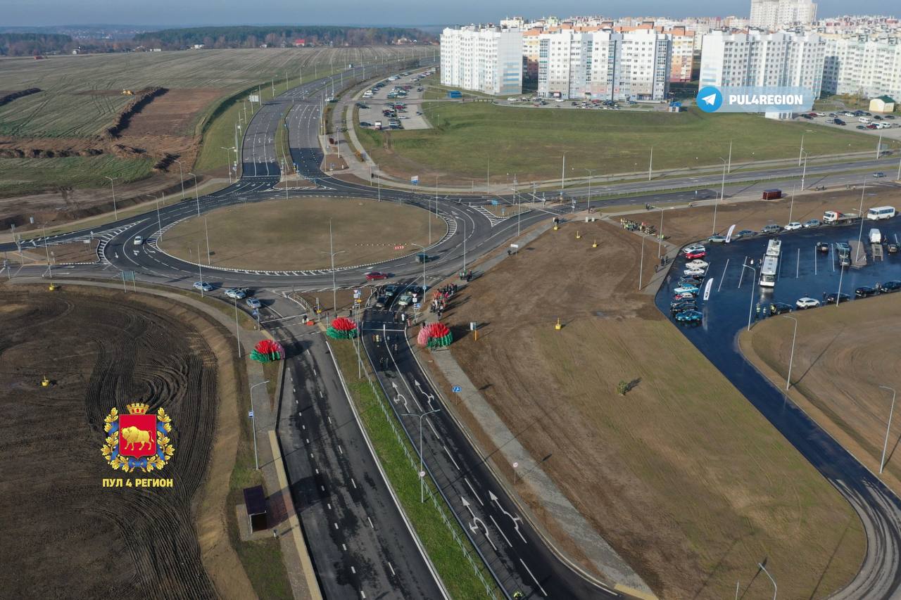 В Гродно открыли для движения новую дорогу в сторону Ольшанки – бывшую бетонку