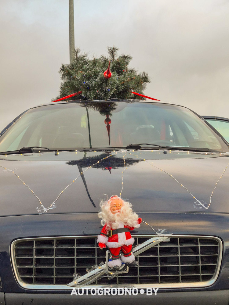 12 декабря автоклубы Гродно зажгли главную ёлку в Скиделе