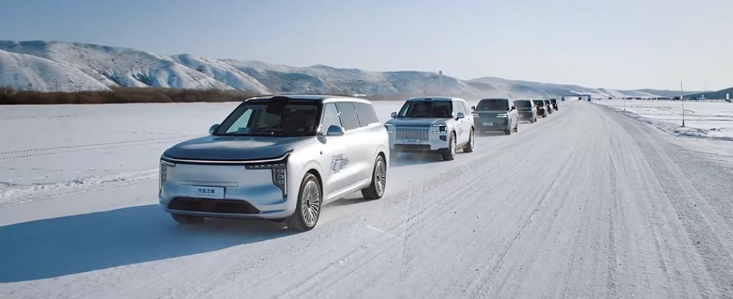 Сколько могут проехать на морозе электромобили - тест в Китае