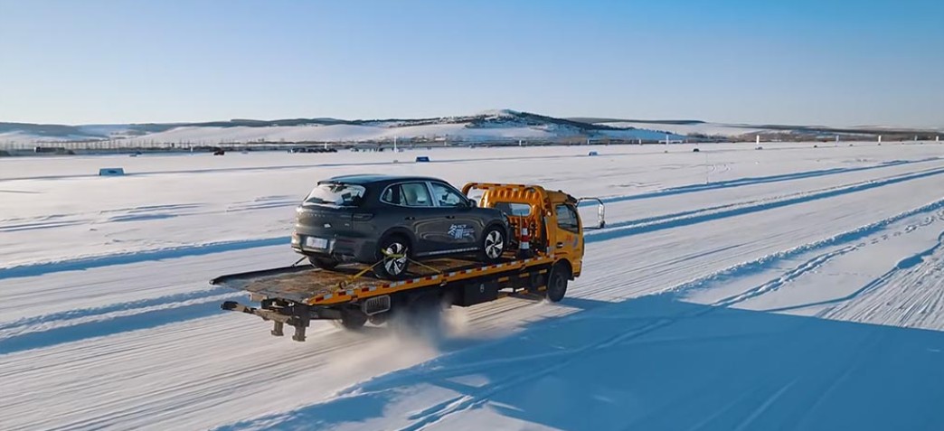 Сколько могут проехать на морозе электромобили - тест в Китае