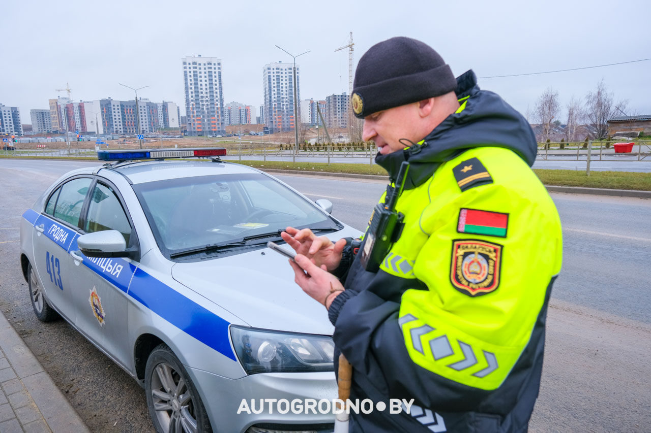 Рейд ГАИ Гrodno - на летних или зимних шинах ездят водители Беларуси