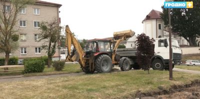 Сквер у ротонды в центре Гродно приведут в порядок. Что сделают?