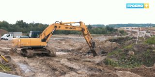 Прошло 2 месяца строительства "бетонки" в Гродно. Что сделано?