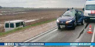 Водитель начал обгон автомобиля, который поворачивал налево: случай под Кореличами