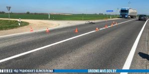 Велосипедист выехал со второстепенной не глядя. Фото легковушки с места ДТП позволяет предположить силу удара