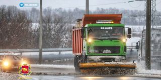 Сколько спецтехники вышло сегодня на дороги Гродненской области?