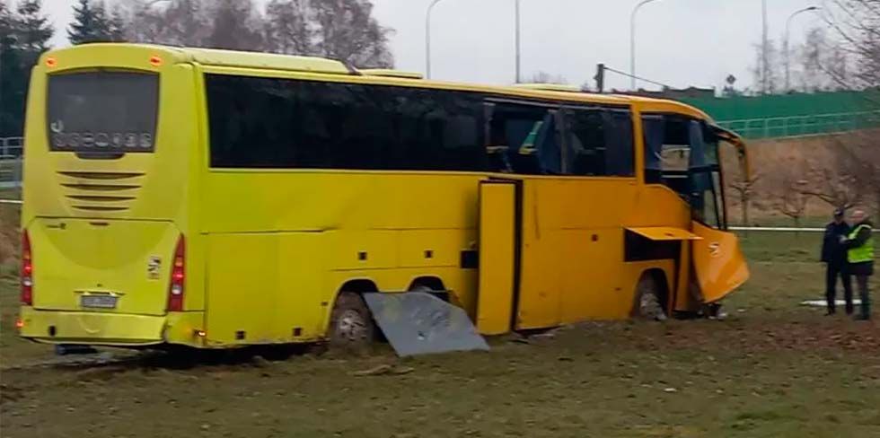 В Польше автобус с туристами из Беларуси попал в ДТП: 7 человек в больнице