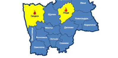 6 пожаров за сутки произошло в Гродненской области. Это много. Горели квартиры и солома в поле