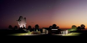 Возле зубра на трассе М1 появится придорожное кафе