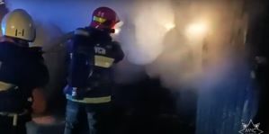 В гараже на Понемуньской в Гродно сгорели два автомобиля. Всего за сутки в области произошло 4 пожара