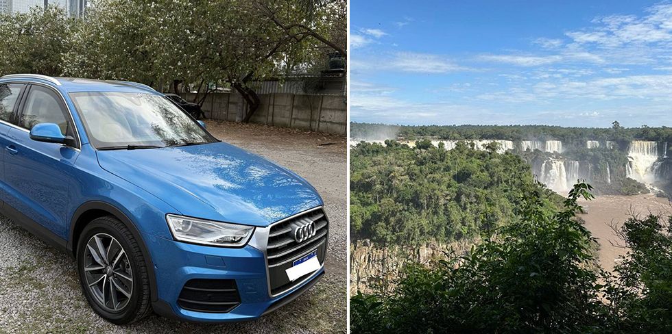 "Дорожных знаков и полиции почти нет". Белоруска на бронированной Audi Q3 прокатилась по Бразилии