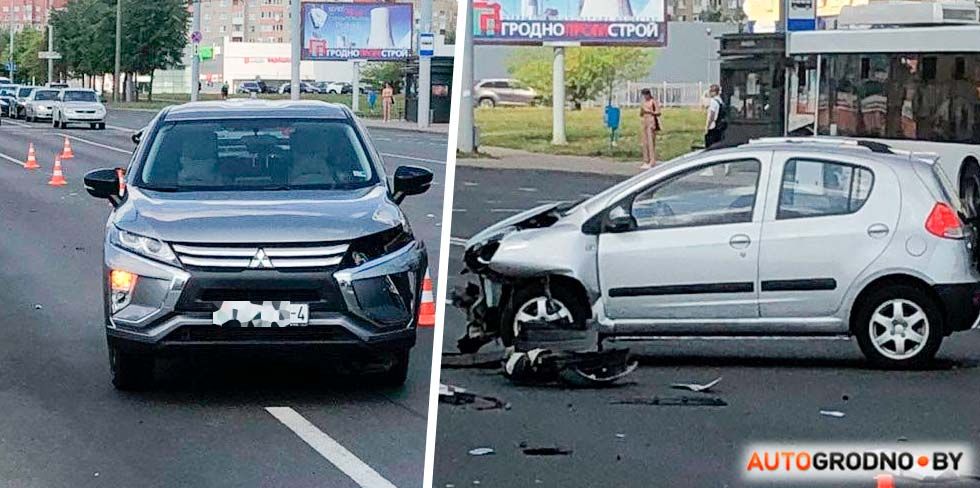 "Медвежья услуга" стала одной из причин ДТП в Гродно? Видео с камер аварии на Купалы